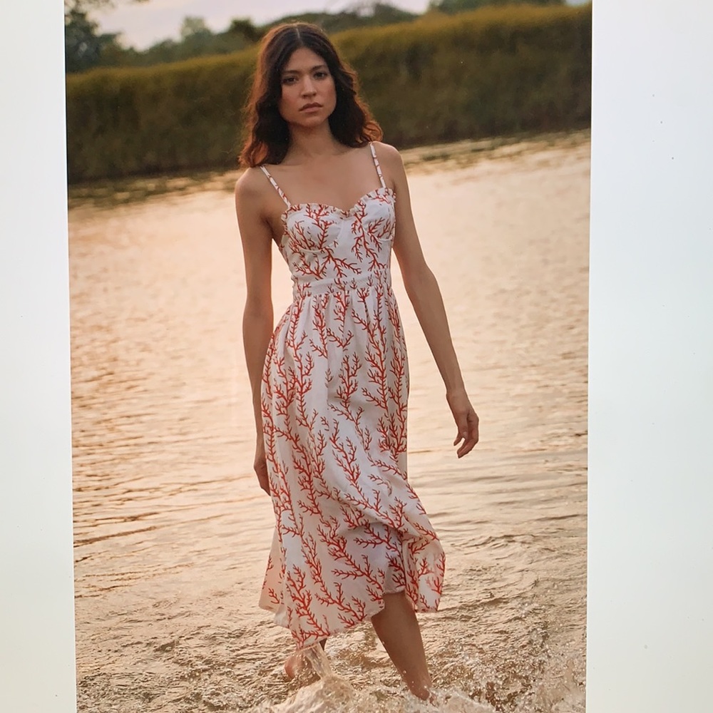Agua by Agua Bendita Acacia Arrecife Printed Linen
